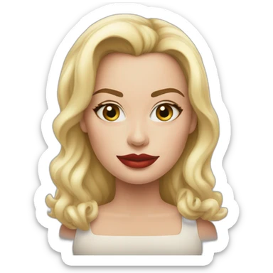 Margot Robbie in Harley Queen sticker