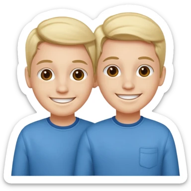 fraternal twins sticker
