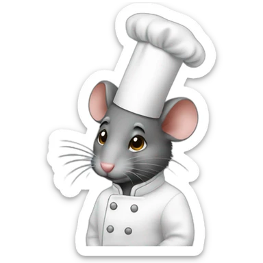 rat chef kiss sticker
