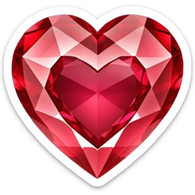heart ruby gem sticker