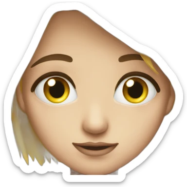 Yeux au ciel sticker