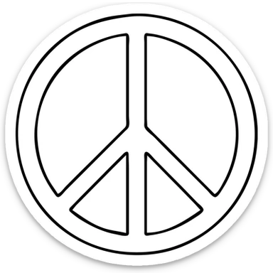 Add a black narrow outline to the Pacific sign, keep it minimalistic, with no background. sticker