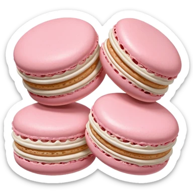 Light pink macarons sticker
