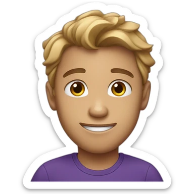 a boy with a soccer t-shirt chatting on viber sticker