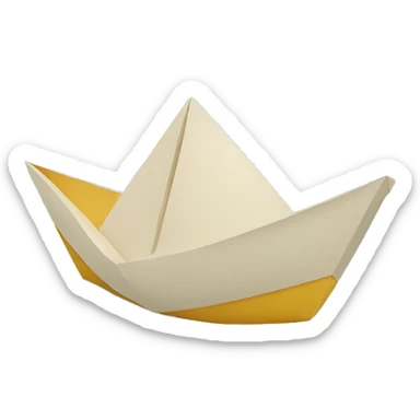 paper boat sticker