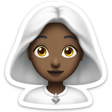 Angelic witch sticker