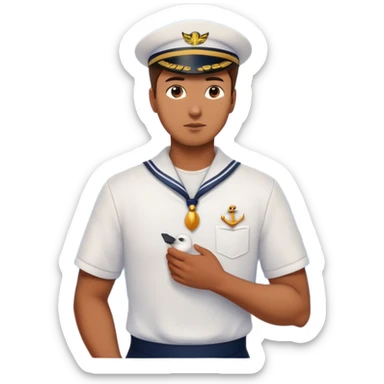 Sailor and the Seagull sticker