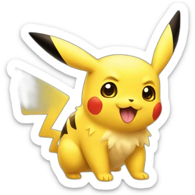 Pikachu iOS sticker