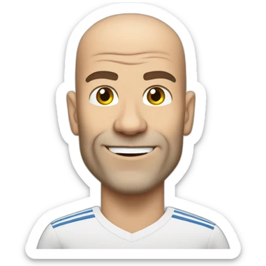 zinedine zidane sticker