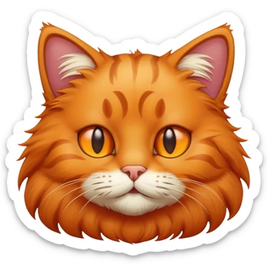 Cat Garfield sticker