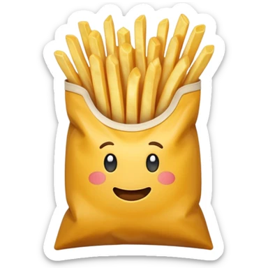 put the fries in the bag sticker