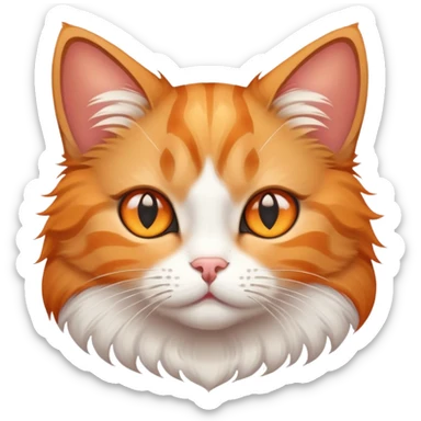 Cat star eyes sticker