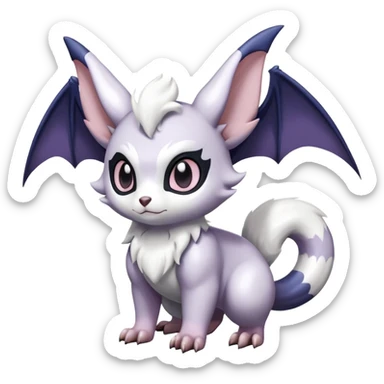 Shiny Furret-Absol-Noibat-Hybrid (Full body) sticker