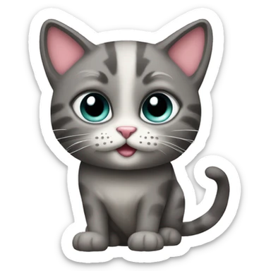 Pussycat sticker