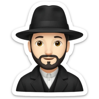 orthodox jew smirking sticker