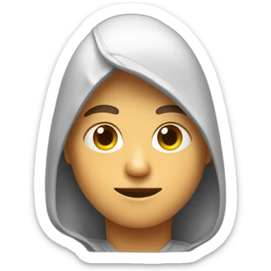 person sweats a lot sticker