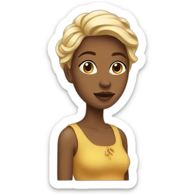 Femme voilée sticker