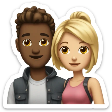 Boyfriend and girlfriend  sticker