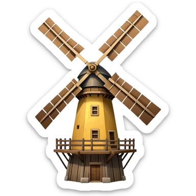 Moulin a vent sticker