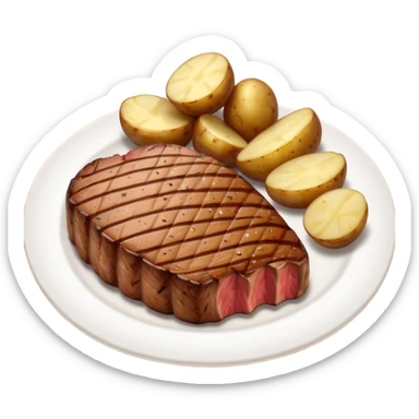 Steak and potatoes  sticker
