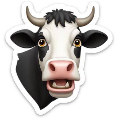 vache qui brute sticker