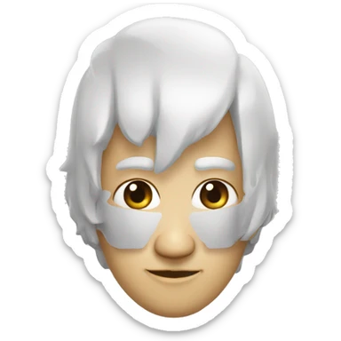 Loempia getransformeerd in mens sticker