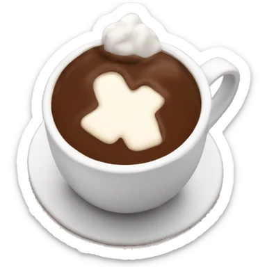 Hot cocoa sticker