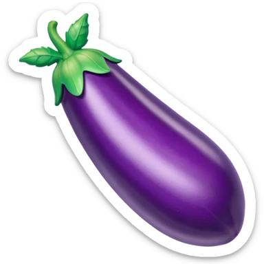 jeff koons inflatable eggplant pinata sticker