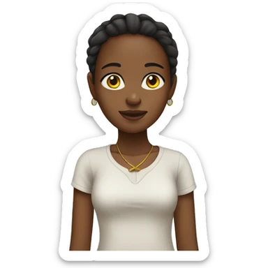 Ethiopian girl  sticker