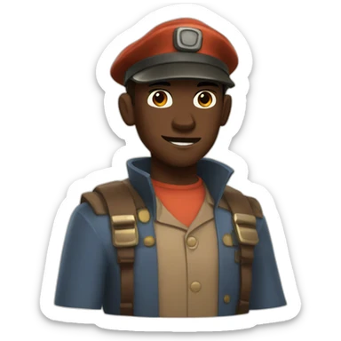 team fortress 2 scout sticker