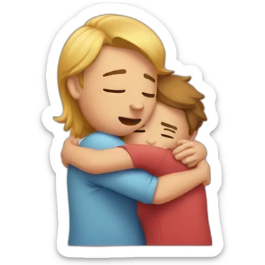 Sorry hug sticker