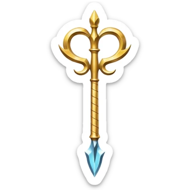 poseidon's trident sticker
