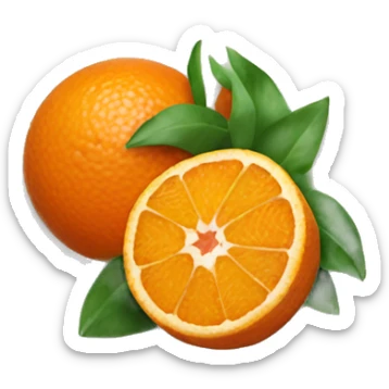 Clementine plate  sticker