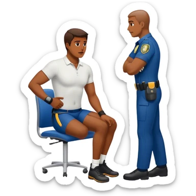 getting questioned by airport security because of wearing ankle weights sticker