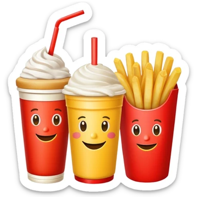 create emojis of mcdonalds sticker