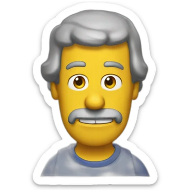 Homer simsone sticker