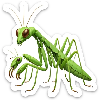 Praying Mantis sticker