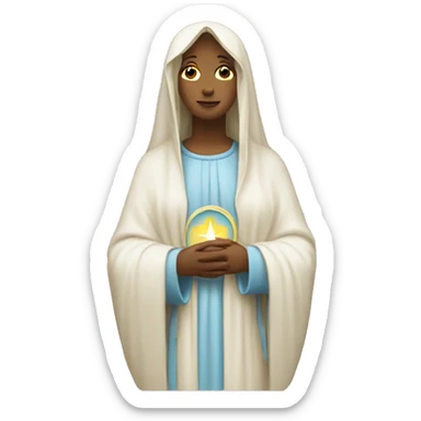 virgin mary sticker