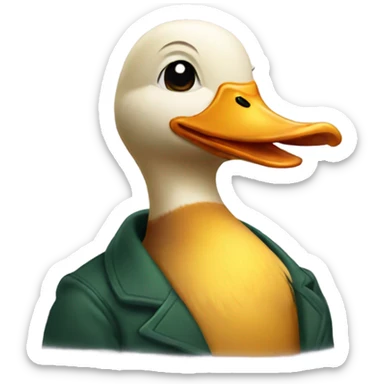 Duck sticker