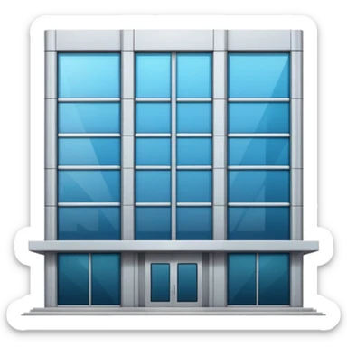 facade of a company sticker