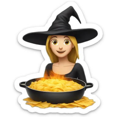 ilona witch tartiflette sticker