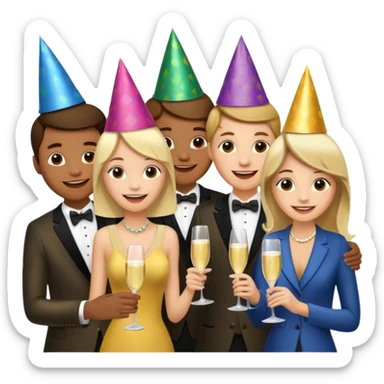 party very hard sticker