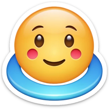 a colourful button not 3d or shading only 1 button no smiley face only 1 button  sticker