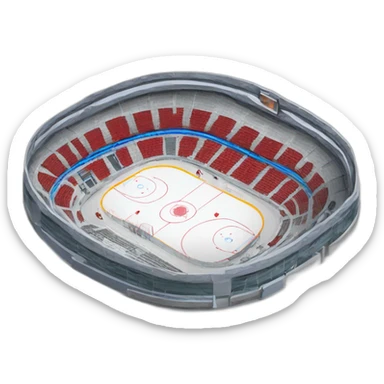 Hockey arena sticker