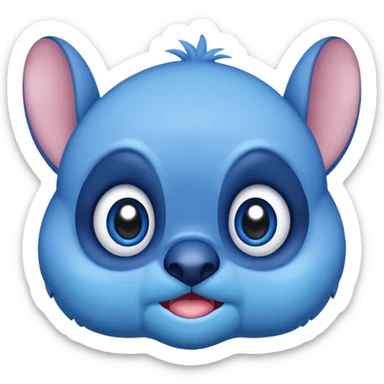 Generate an emoji of Stitch from the movie Lilo and stitch sticker