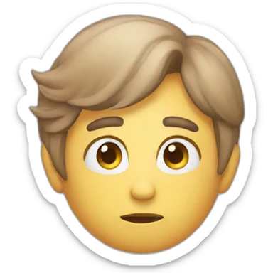 thinking bubble sticker