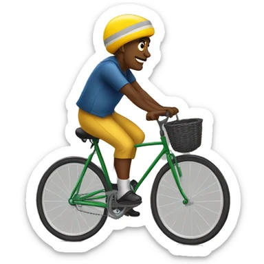 sassou sur vélo sticker