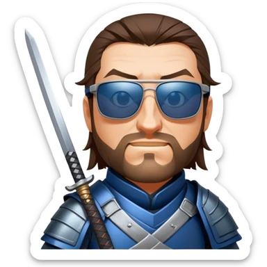 Samurai Defender sticker