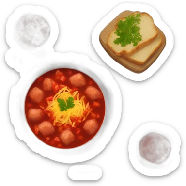 Ukrainian borsch sticker