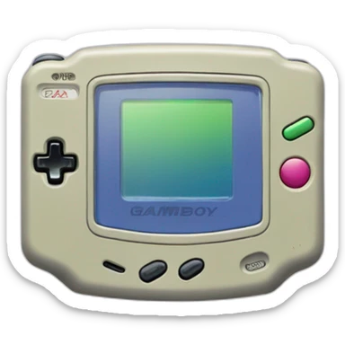 gameboy advance sticker